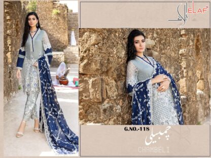 ELAF CHABELI 118 PAKISTANI SUITS LATEST COLLECTION