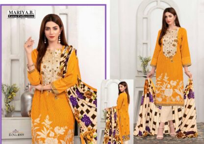 MARIYA B LAWN COLLECTION VOL 4 4009 KARACHI SUITS WHOLESALER