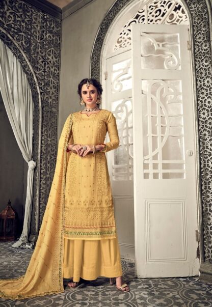 EBA LIFESTYLE KETONIC 1186 YELLOW SALWAR SUITS AT BEST PRICE