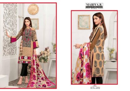 MARIYA B LAWN COLLECTION VOL 4 4002 KARACHI SUITS WHOLESALER