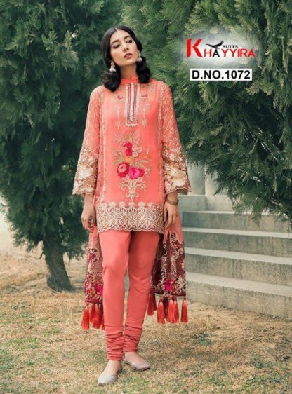 KHAYYIRA SUITS 1072 PAKISTANI SUITS WHOLESALER