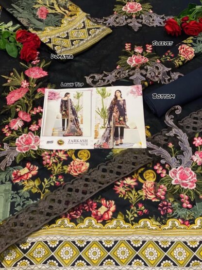 SHREE FABS ZARKASH LUXURY LAWN COLLECTION VOL 1 NX 1558 PAKISTANI SUITS SINGLE CLOTHING WHOLESALE, PAKISTANI SUITS IN SINGLE, PAKISTANI SUITS ONLINE SHOPPING, SHREE FABS ZARKASH LUXURY LAWN COLLECTION VOL 1 NX 1558  COTTON SUITS, Pakistani Suits, SHREE FABS, Single, Suits