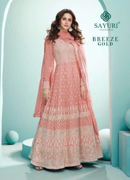 AASHIRWAD SAYURI BREEZE GOLD 102 TO 102 C GOWN WHOLESALER