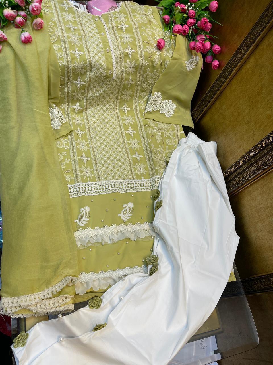 LAXURIA TRENDZ LAUNCH D NO 1123 PURE GEORGETTE DESIGNER KURTI WITH CIGARETTE  PANT IN SURAT - Reewaz International | Wholesaler & Exporter of indian  ethnic wear catalogs.
