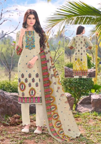 MISHRI CREATION LAWN COTTON VOL 6 6001 TO 6010 SALWAR KAMEEZ WHOLESALER - Image 4