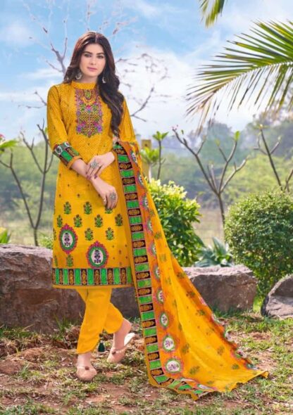 MISHRI CREATION LAWN COTTON VOL 6 6001 TO 6010 SALWAR KAMEEZ WHOLESALER - Image 5