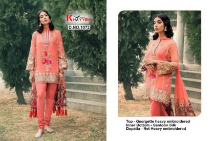 KHAYYIRA SUITS 1072 PAKISTANI SUITS WHOLESALER