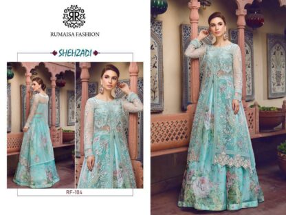 RUMAISA FASHION SHEZADI RF 104 PAKISTANI SALWAR SUITS 2021