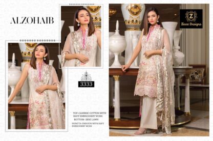 ZIAAZ DESIGNER ALZOHAIB 3333 PAKISTANI SALWAR KAMEEZ