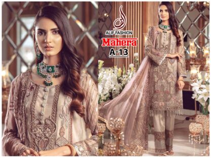 ALIF FASHION MAHERA A 13 PAKISTANI SUITS ONLINE SHOPPING IN INDIA