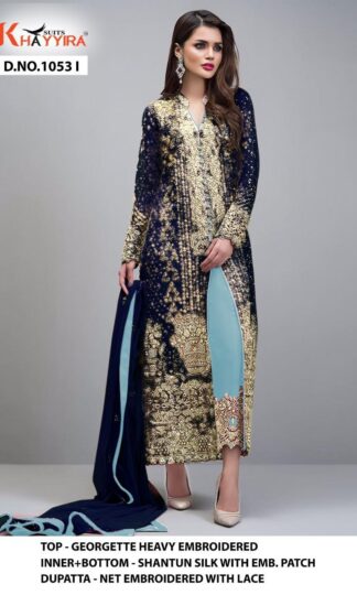 KHAYYIRA 1053 J PAKISTANI SUITS COLLECTIONKHAYYIRA 1053 J PAKISTANI SUITS COLLECTION