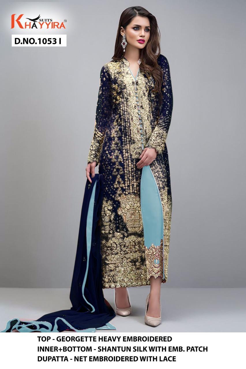 Designer Georgette Embroidered Pakistani Suit, Heavy Party Wear Suits,  Designer Suits - Etsy