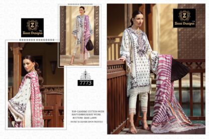 ZIAAZ DESIGNER 7773 PAKISTANI SUITS WHOLESALER IN INDIA