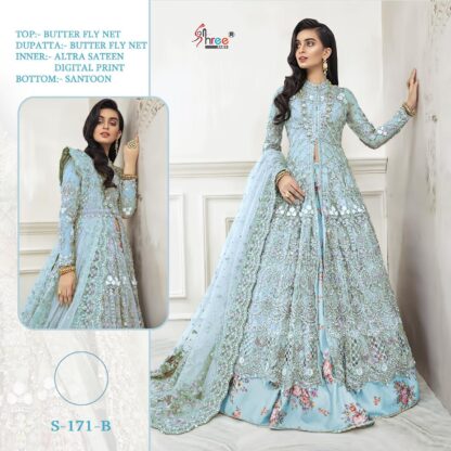 SHREE FABS S 171 B PAKISTANI SUITS BEST PRICE