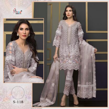 SHREE FABS S 118 PAKISTANI SUITS AT LOW RATE