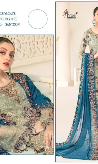 SHREE FABS S 191 PAKISTANI SUITS IN SINGLESHREE FABS S 191 PAKISTANI SUITS IN SINGLE