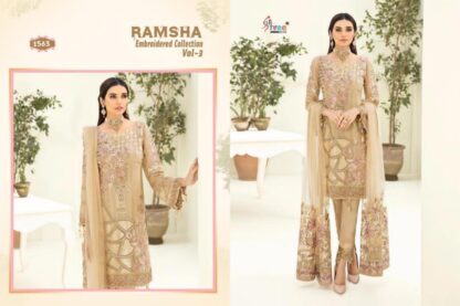 SHREE FABS 1563 RAMSHA EMBROIDERED COLLECTION VOL 3 PAKISTANI SUITS