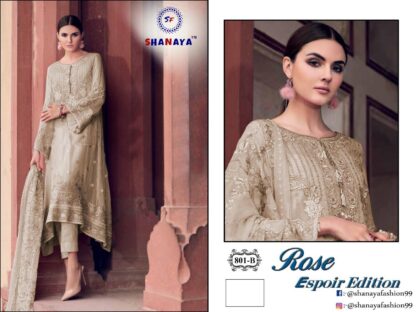 SHANAYA ROSE ESPOIR EDITION 801 B PAKISTANI SUITS WHOLESALER FROM SURAT