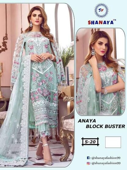 SHANAYA FASHION ANAYA BLOCK BUSTER S 20 PAKISTANI SALWAR KAMEEZ WHOLESALER