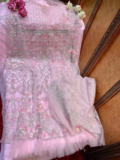 SHRADDHA DESIGNER 001 PINK PAKISTANI SUITS LATEST COLLECTION