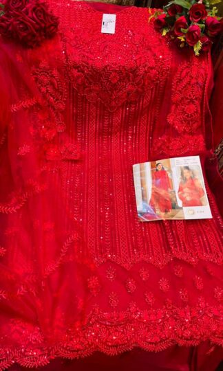 SHREE FABS S 254 RED PAKISTANI SUITS LATEST COLLLECTIONSHREE FABS S 254 RED PAKISTANI SUITS LATEST COLLLECTION