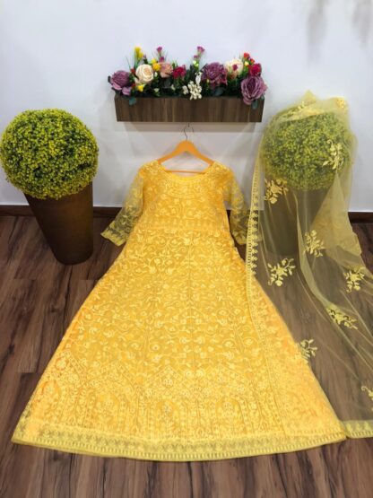 YELLOW WOMEN GOWN BUY ONLINE AT BEST PRICE GOWN COLLECTION, GOWN MANUFACTURER, GOWN SUPPLIER, GOWN WHOLESALE 4, YELLOW WOMEN GOWN BUY ONLINE AT BEST PRICE  Gown, Single
