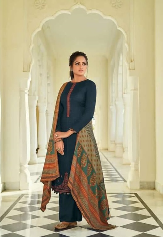Buy Fuchsia & Orange Brocade Jamawar Embroidered Jamavar Suit Set Online -  RI.Ritu Kumar International Store View
