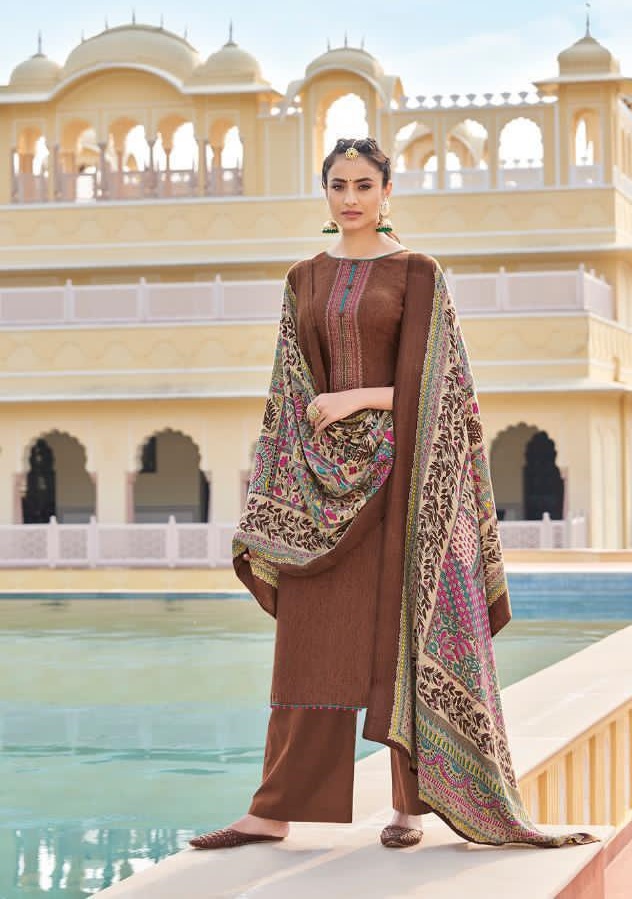 Mumtaz Arts Panache Lawn Cotton Salwar Suit Catalog 6 Pcs - Suratfabric.com