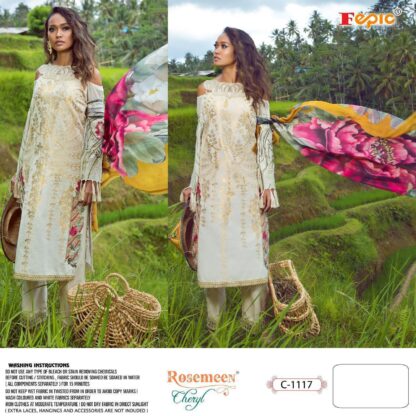 FEPIC ROSEMEEN CHERYL C 1117 PAKISTANI SUITS AT WHOLESALE PRICE