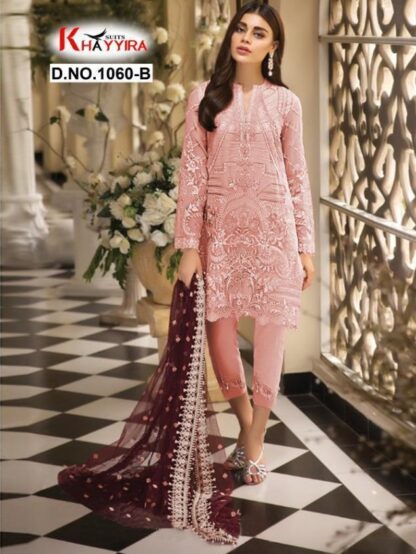 KHAYYIRA SUITS 1060 B PAKISTANI SUITS WHOLESALER IN INDIA