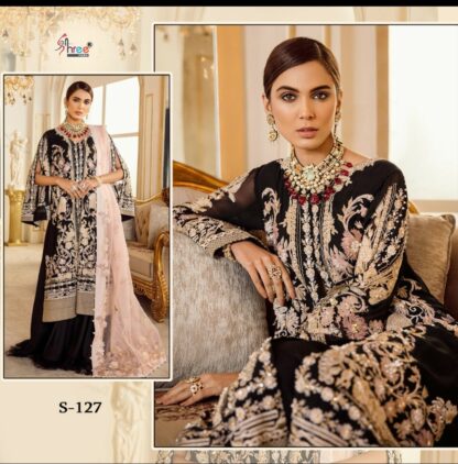 SHREE FABS S 127 PAKISTANI SUITS HIT DESING IN SINGLE