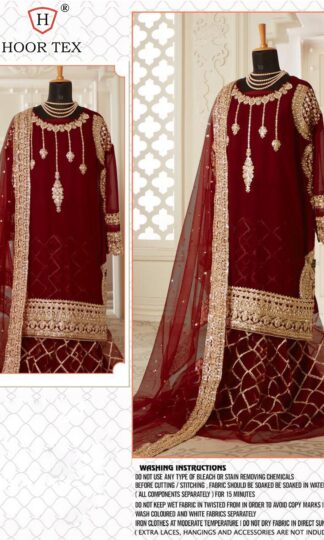 HOOR TEX 19009 A PAKISTANI SALWAR SUITS IN SINGLEHOOR TEX 19009 A PAKISTANI SALWAR SUITS IN SINGLE