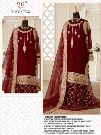 HOOR TEX 19009 A PAKISTANI SALWAR SUITS IN SINGLE