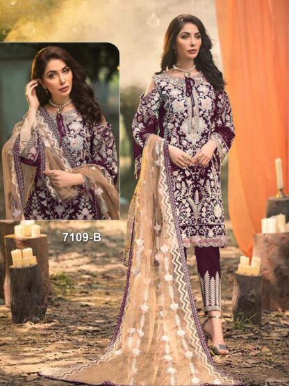 PAKISTANI SALWAR KAMEEZ WHOLESALER 7109 B