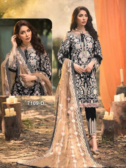 PAKISTANI SUITS MANUFACTURER IN SURAT 7109 D