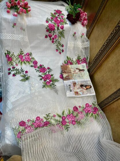 SS GUL AHEMAD VOL 5 WHITE PAKISTANI SUITS ONLINE SHOPPING