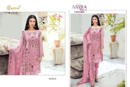 COSMOS 1275 C AAYRA VOL 11 COLOURS PAKISTANI SUITS ONLINE INDIA