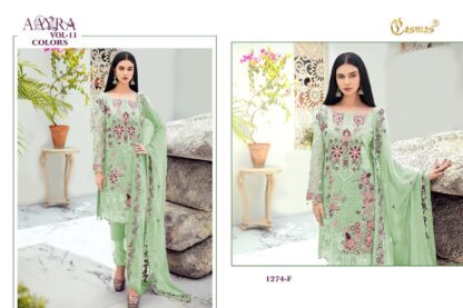 COSMOS 1275 F AAYRA VOL 11 COLOURS PAKISTANI SUITS COLLECTION