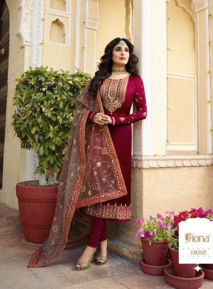 FIONA 22421 SALWAR KAMEEZ WITH HEAVY DUPATTA