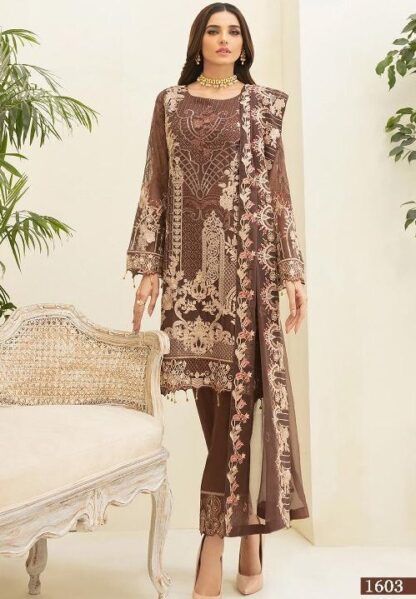 COSMOS AAYRA VOL 16 1603 PAKISTANI SALWAR KAMEEZ SUPPLIER