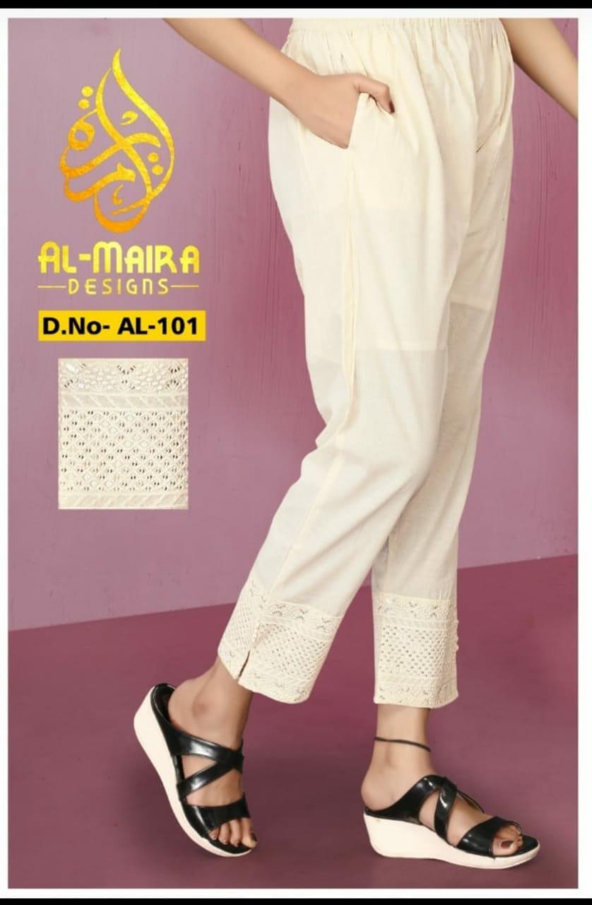 Indian Dress Designer Embroidered Tunic with Sleeves* paired with *Designer  Cigarette pants*With *Designer EMBROIDERED Duptta*•Salwar Suit • Raimentz
