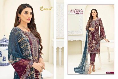 COSMOS AAYRA VOL 16 1601 PAKISTANI SALWAR KAMEEZ BEST PRICE