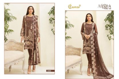 COSMOS AAYRA VOL 16 1603 PAKISTANI SALWAR KAMEEZ SUPPLIER