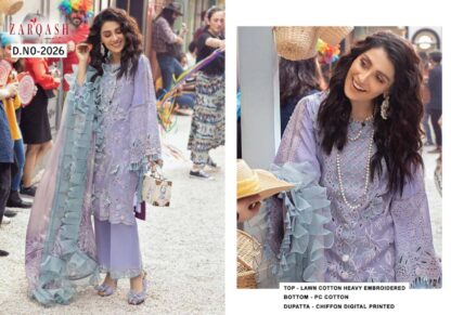 ZARQASH MUSHQ 2026 PAKISTANI SUITS BY KHAYYIRA SUITS