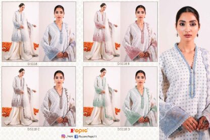 FEPIC ROSEMEEN D 5118 B PAKISTANI SUITS WHOLESALE INDIA