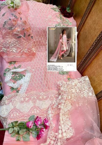 FEPIC ROSEMEEN C 1104 PINK PAKISTANI SUITS AT WHOLESALE PRICE