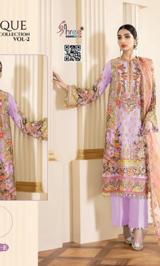 SHREE FABS 1142 E BAROQUE EMBROIDERED COLLECTION VOL 2 PAKISTANI SUITS INDIASHREE FABS 1142 F PAKISTANI SUITS MANUFACTURER IN SURAT