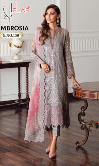 ELAF AMBROSIA 130 HEAVY EMBROIDERY PAKISTANI SUITSELAF AMBROSIA 130 HEAVY EMBROIDERY PAKISTANI SUITS