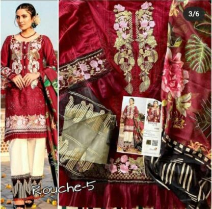 SANIYA TRENDZ 502 ROUCH HIT PAKISTANI DRESS COLLECTION