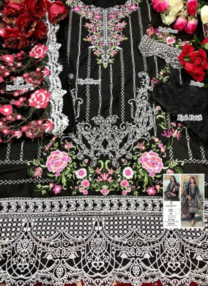 ASIM JOFA 56029 BLACK HIT PAKISTANI DRESSES AT BEST PRICE